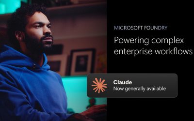 Claude in Microsoft Foundry is now generally available