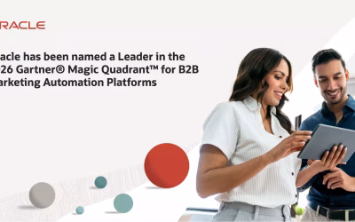 Oracle named a Leader in the 2026 Gartner® Magic Quadrant™ for B2B Marketing Automation Platforms